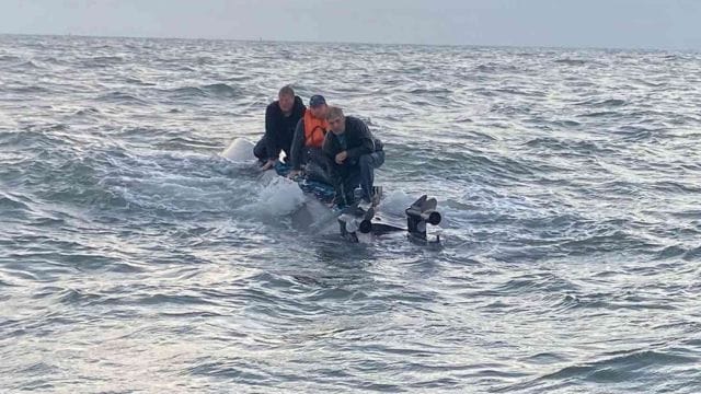 Miraculous Rescue Three Survivors Saved After Boat Flips Over.