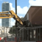 Central Boulevard Blocked for Renovations Near Lake Eola Park