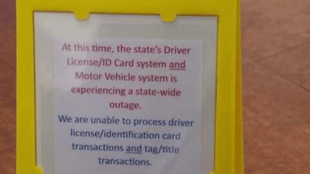 Driver License and Motor Vehicle Systems in Florida Experiencing Technical Problems