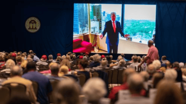 Georgia Gop Convention Welcomes Former President Donald Trump as Key Attendee