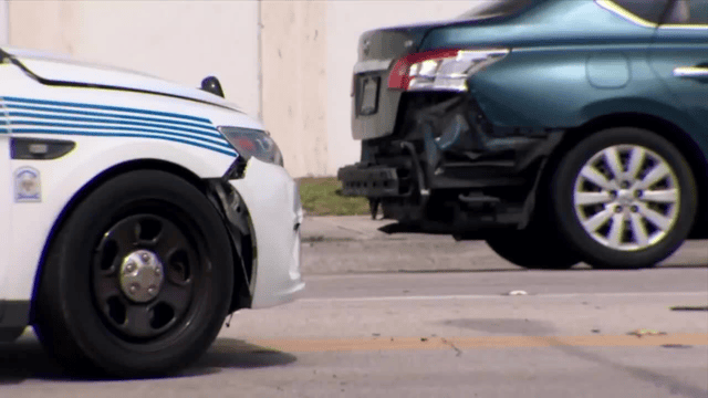 Miami Hit-and-run Collision Escalates Into Police-involved Crash, Officer Sustains Injuries