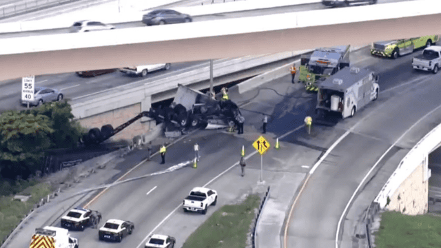 NB Palmetto Ramp on SR 836 Reopens After Tractor-trailer Crash