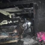 Terrifying Car Fire Engulfs Home, Leaving Two Women Fighting for Their Lives!