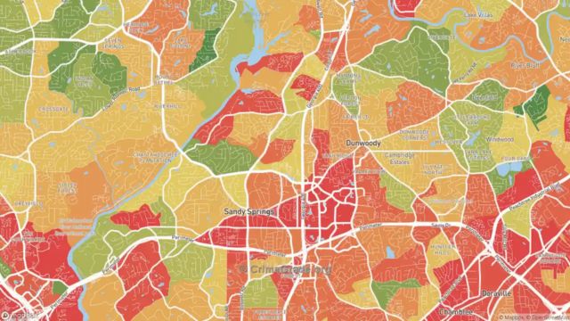 Most Dangerous Neighborhoods in Sandy Springs