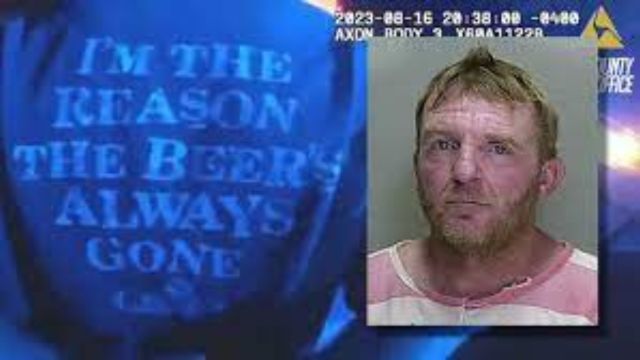 Man Arrested for DUI Wearing "I'm the Reason the Beer's Always Gone" T-Shirt