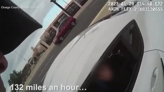 Orange County Sheriff's Bodycam Video of 100+ MPH Teenage Driver