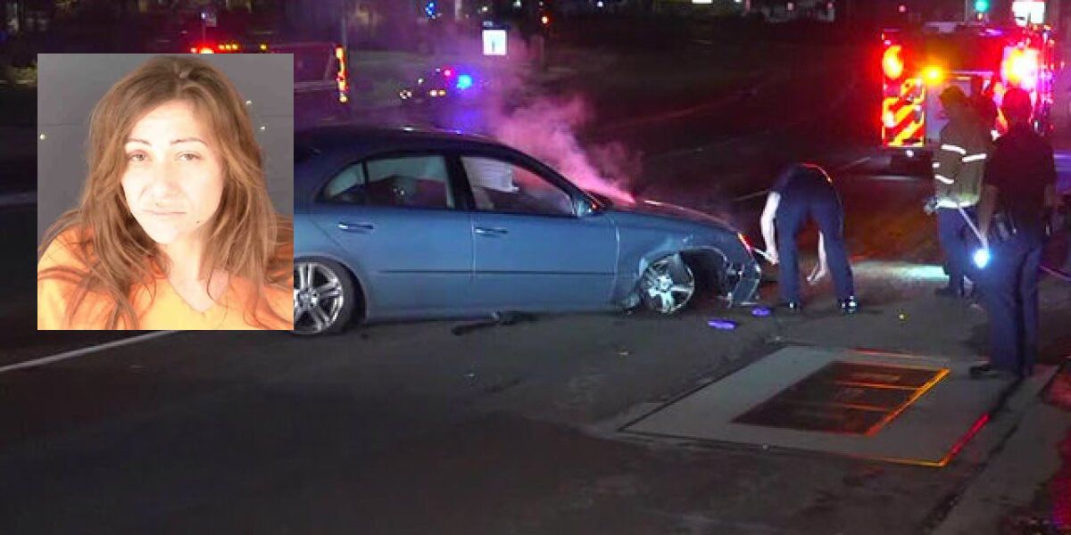 Nude and Intoxicated Woman Crashes Car, Attempts Daring Escape