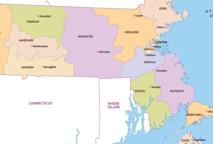 Counties in Massachusetts With the Most Rapid Population Decline
