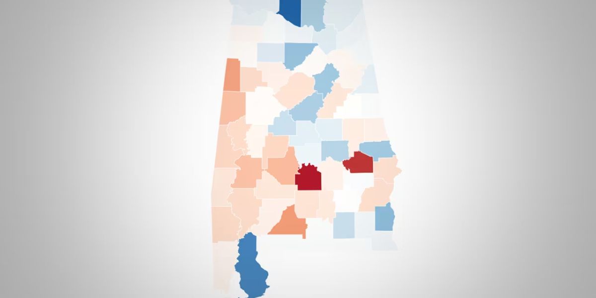 Exploring the 5 Counties in Alabama With the Most Rapid Population Decline