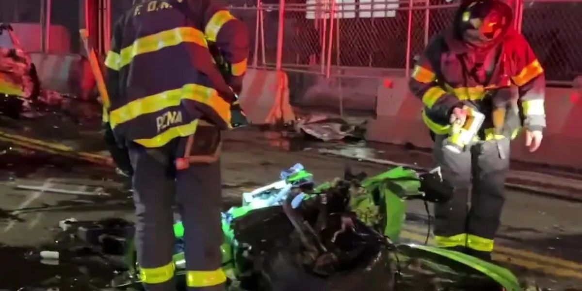 Woman Killed in Fiery Lamborghini Crash in New York City