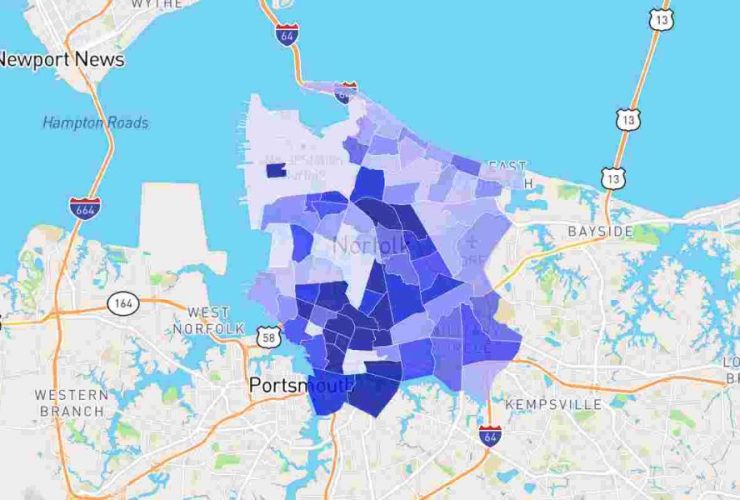 Most Dangerous Neighborhoods in Norfolk