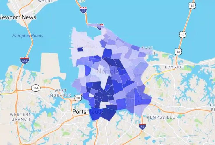 Most Dangerous Neighborhoods in Norfolk County,
