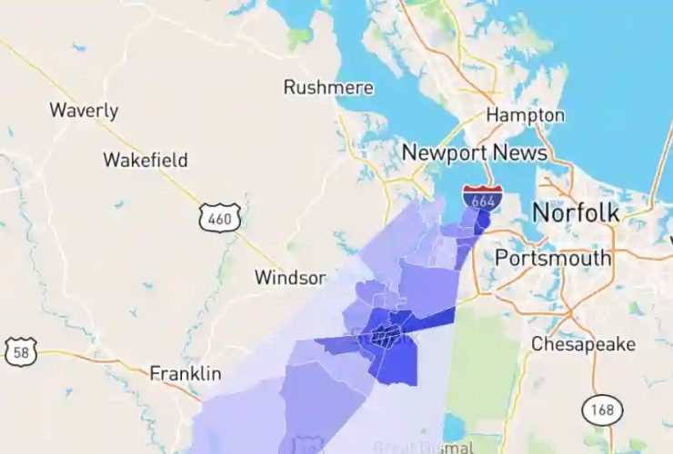 Most Dangerous Neighborhoods in Suffolk, Virginia