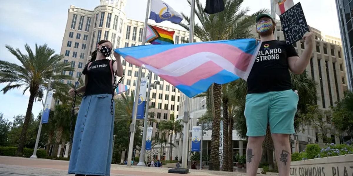 Trans Rights Activists Take to the Streets in Response to Florida License Rule Update