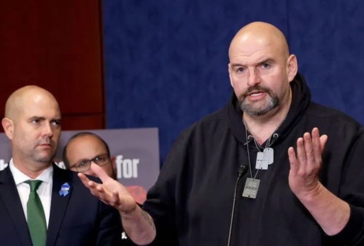 Fetterman Criticizes the Media for Failing to Include Hamas Hostages in Their Reports