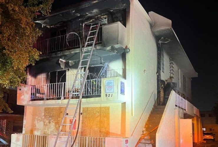 Miami Apartment Blaze Over a Dozen Rescued in Dramatic Fire