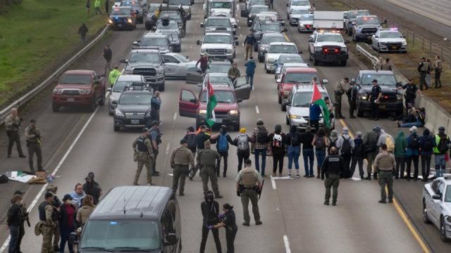 Pro-Palestinian Demonstrators Cause Chaos at Golden Gate Bridge, O'Hare Airport, and Beyond 