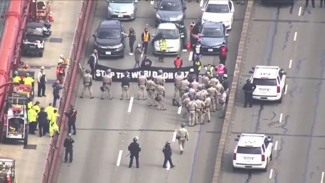 Pro-Palestinian Demonstrators Cause Chaos at Golden Gate Bridge, O'Hare Airport, and Beyond