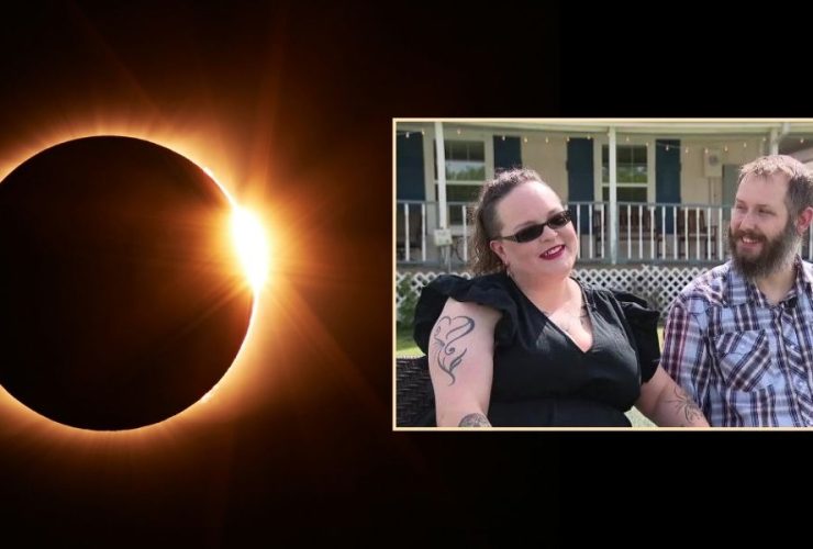 Saying 'I Do' Under the Sun's Eclipse: Texas Couple's Magical Moment