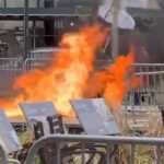 Self-Immolation Protester Erupts Outside Trump Trial Courthouse