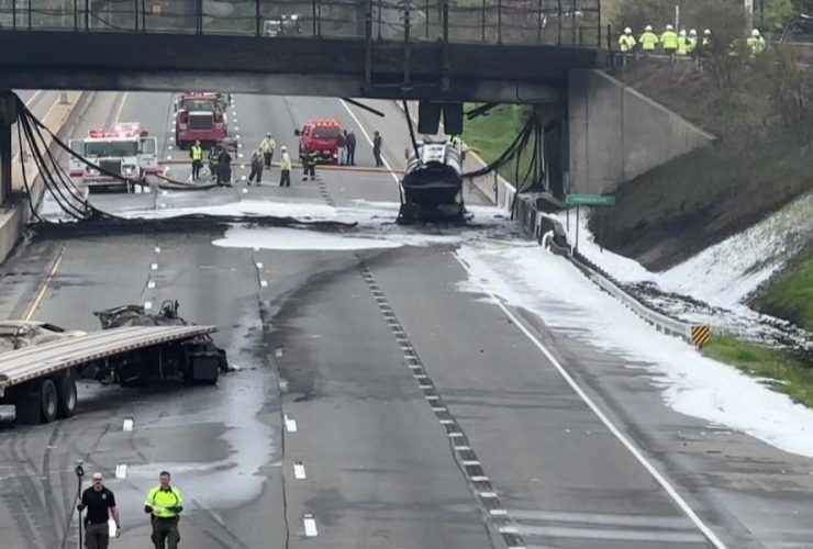 Connecticut Braces Governor Confirms Days-Long Closure of I-95 After Fiery Crash
