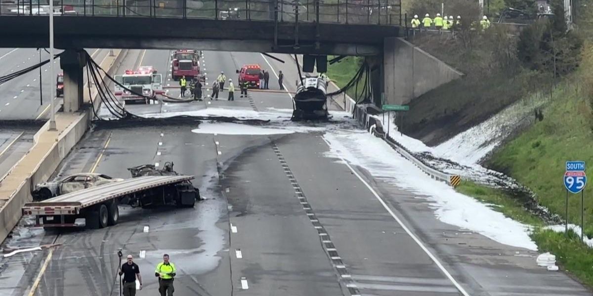 Connecticut Braces Governor Confirms Days-Long Closure of I-95 After Fiery Crash