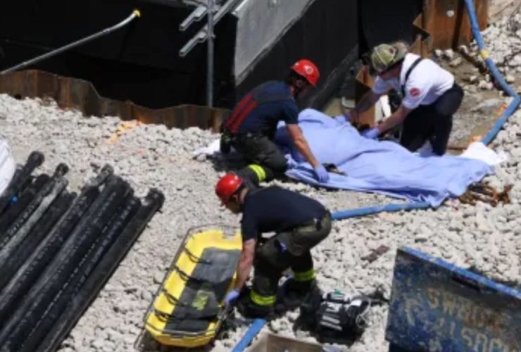 Construction Site Tragedy Worker Dead, Another Critically Injured in 9-Story Fall