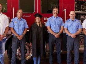 Reunited After 18 Years Safe Haven Baby Celebrates Graduation with Hero Firefighters