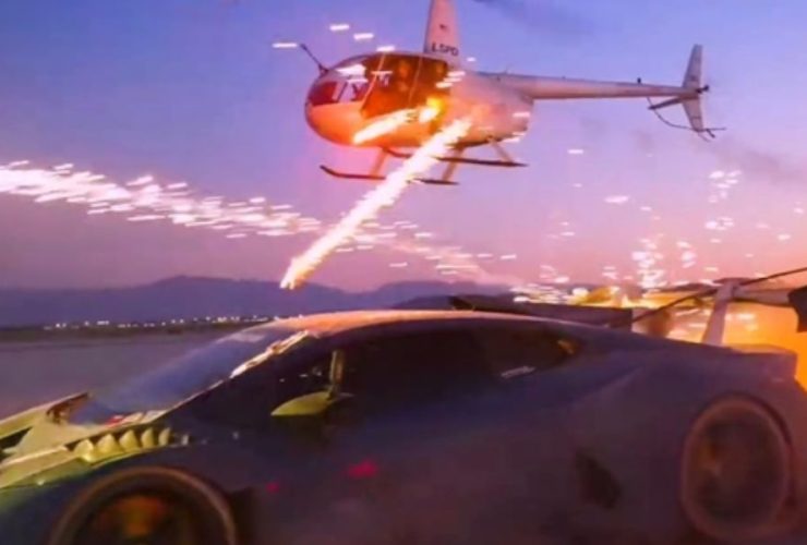 YouTuber Faces Charges After Helicopter Firework Stunt Targets Lamborghini