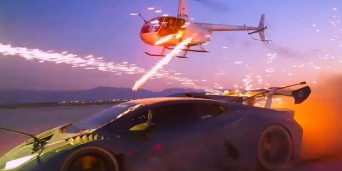 YouTuber Faces Charges After Helicopter Firework Stunt Targets Lamborghini