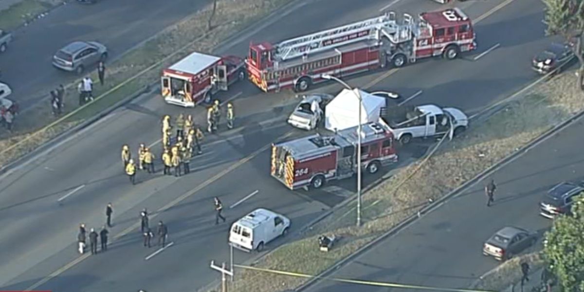 12-Year-Old Girl Dies, Nine Others Hurt in South LA Multi-Vehicle Collision