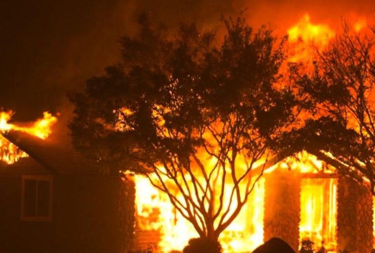 Burning Car Rolled Down Hill, Ignites Massive Wildfire Man Arrested
