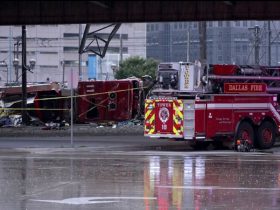Four Firefighters Hurt in DART Track Incident Involving Fallen Engine