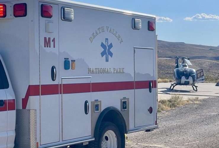 Hospitalized After the Heat Man Burns Feet on Death Valley Sand Dunes