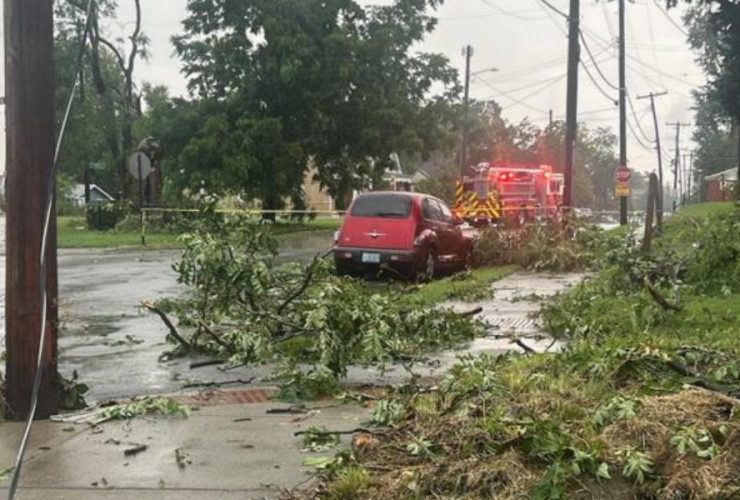 Southern Indiana Hit by EF-1 Tornado, Louisville Also Impacted