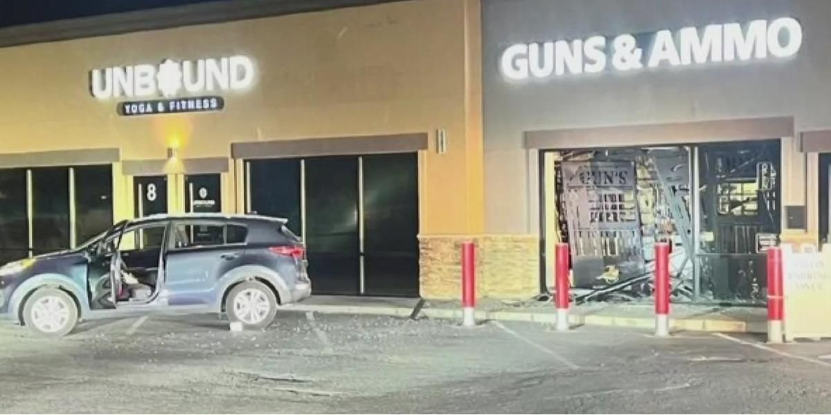 Stolen Car Crashes into Orangevale Gun Store, 25 Firearms Stolen