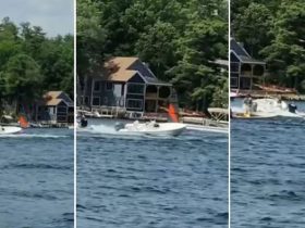 Teen Rescues Instructor Brave Jump onto Out-of-Control Boat