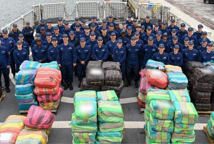 $50 Million Worth of Drugs Seized by US Coast Guard, Offloaded in Florida