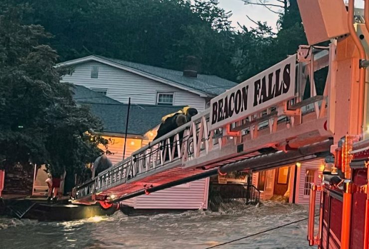 Connecticut Flooding Claims Two Lives, Over 100 Evacuated as State of Emergency Declared