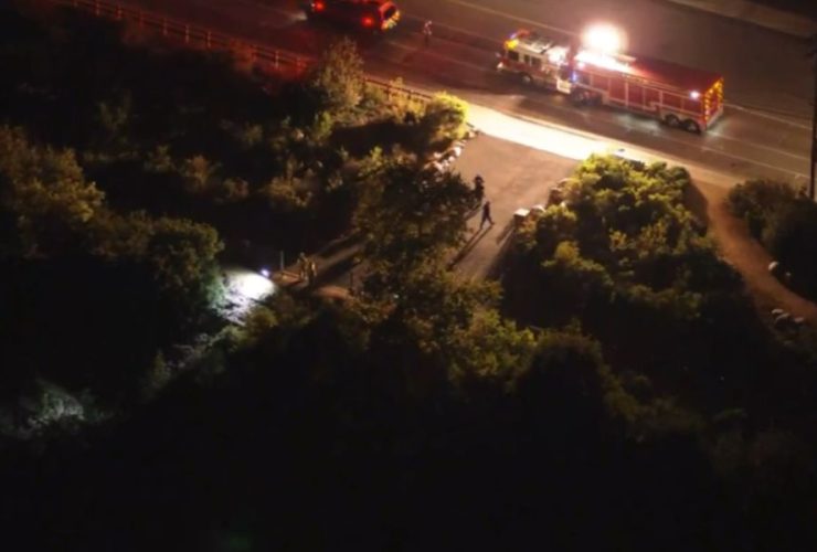 DUI Driver Drives Off, Plunging into Santa Ana River Pedestrian May Have Lost Life