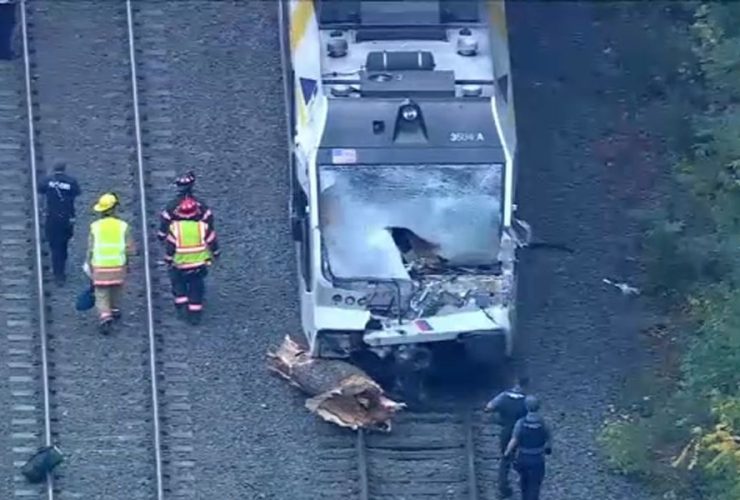Train Hits Tree in New Jersey Operator Killed, 23 Passengers Hurt