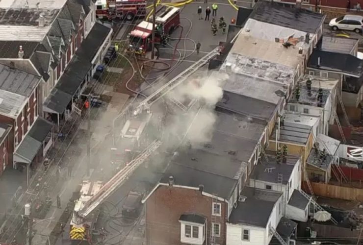 39 People Displaced After Fire in Norristown, Pennsylvania, Damages 10 Homes