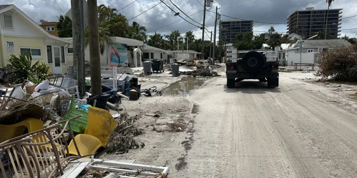 50-Foot Debris Pile in Florida Town, Left by Hurricanes Helene and Milton, Now Gone