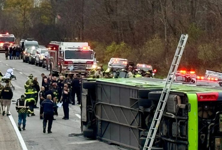 Emergency Response Activated After Bus Overturns in New York, Dozens Rushed to Hospitals