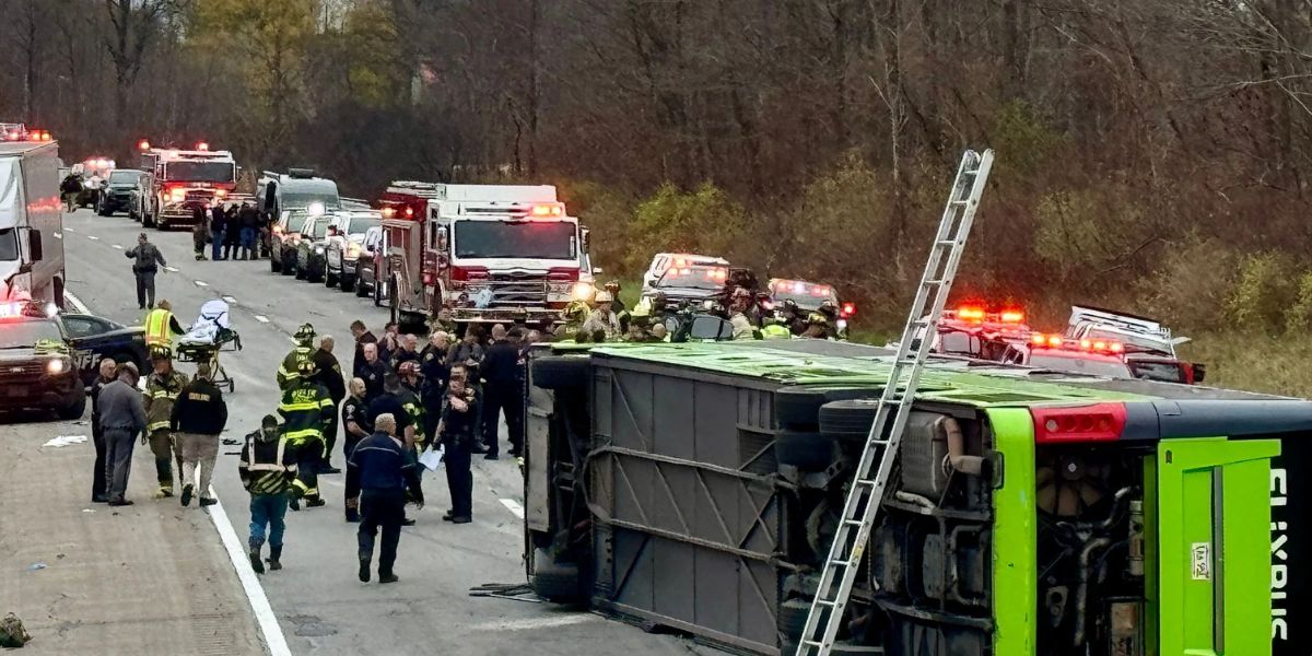 Emergency Response Activated After Bus Overturns in New York, Dozens Rushed to Hospitals