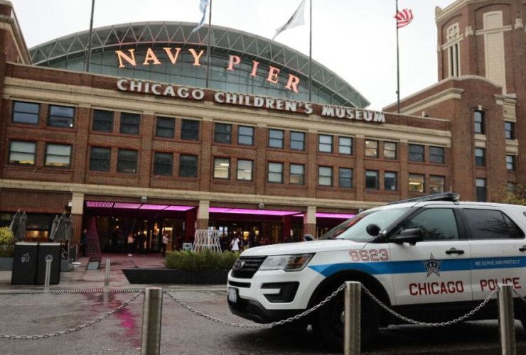 Navy Pier Tragedy Two Killed in Shooting, Police Pursue Disgruntled Former Worker
