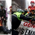 Pro-Palestinian Protesters Disrupt Macy's Thanksgiving Parade, 21 Arrested