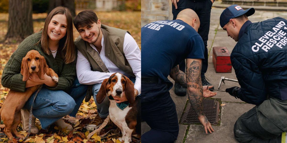 Engagement Photo Shoot Turns Into a Nightmare as Bride's Ring Falls into Sewer