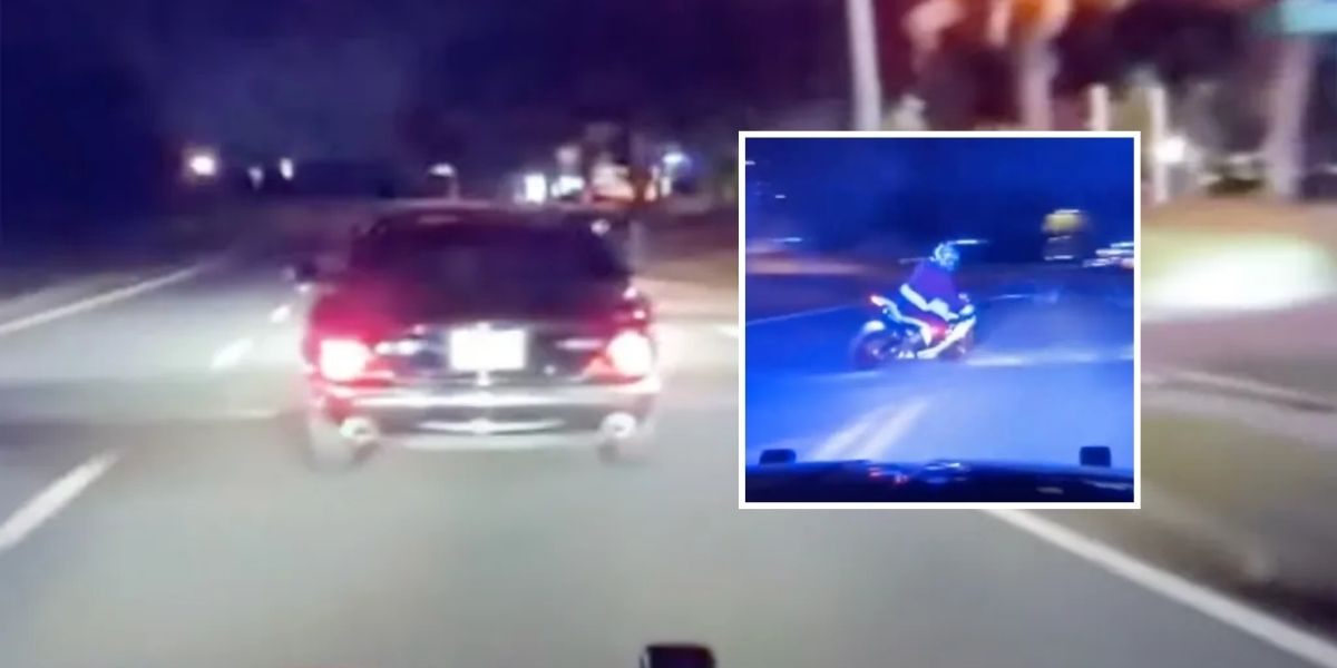 High-Speed Holiday Motorcycling Santa Outruns Florida Cops in 120 MPH Chase