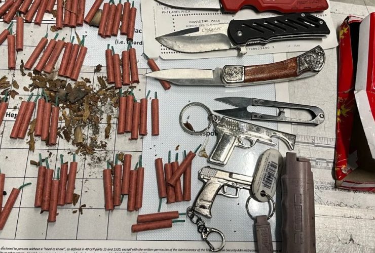 Unusual Items Found in Woman’s Carry-On at LAX Fireworks, Knives, and Pepper Spray